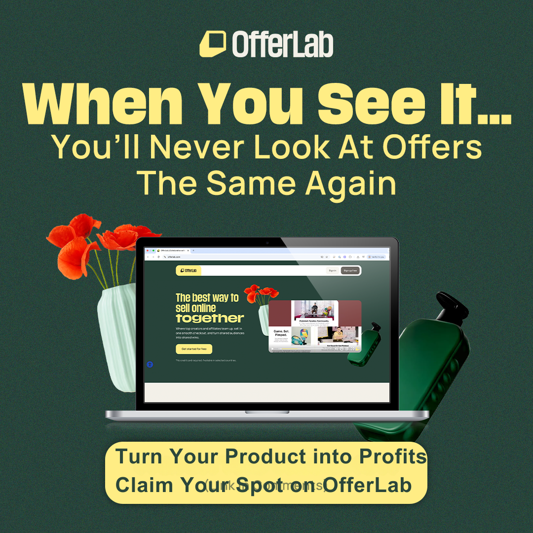 Turn your product into profits banner for OfferLab